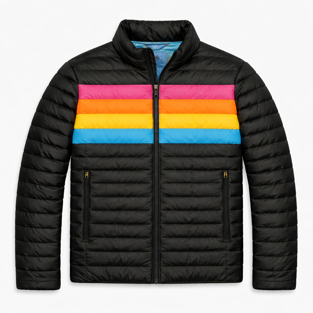 Vinicunca Unisex Down Puffer Jacket - Vintage Surf