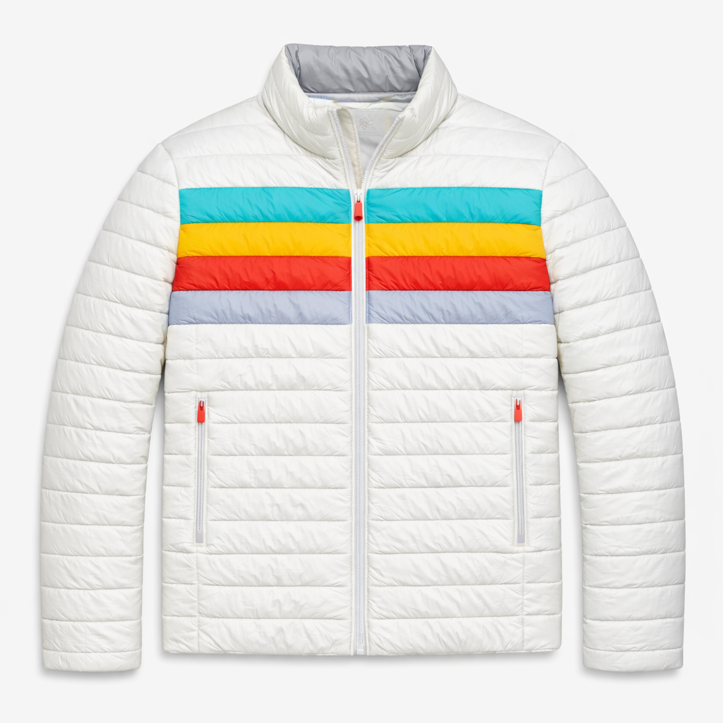 Vinicunca Unisex Down Puffer Jacket - Glacier Pop