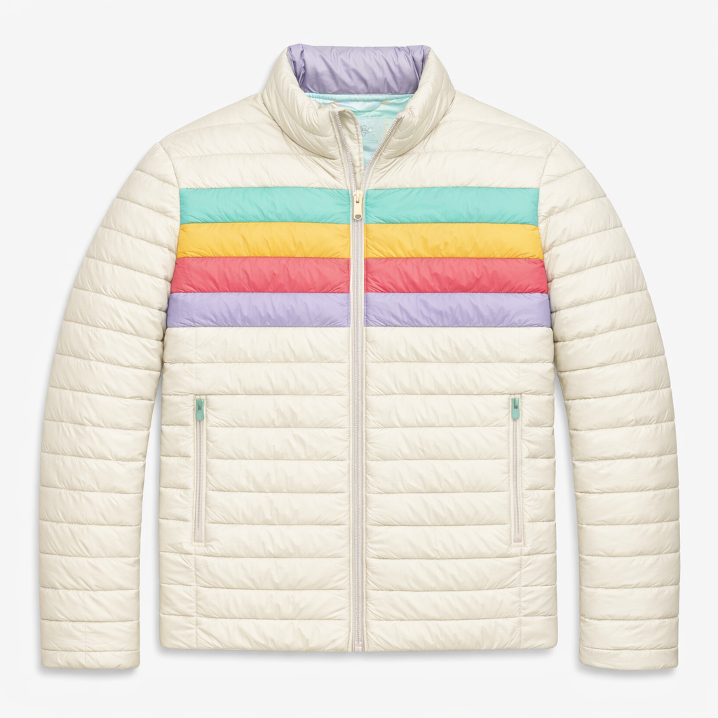 Vinicunca Unisex Down Puffer Jacket - Pastel