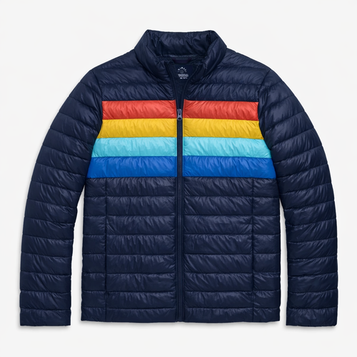 Vinicunca Unisex Down Puffer Jacket - Sunset Horizon