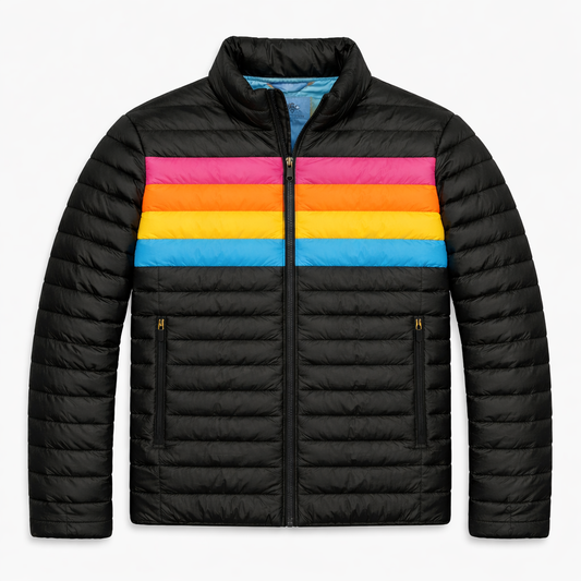 Vinicunca Unisex Down Puffer Jacket - Vintage Surf